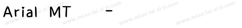 Arial MT 粗体字体转换